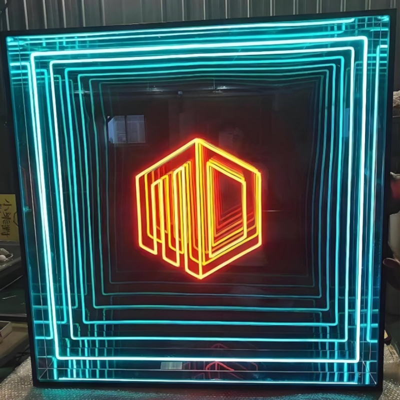 Neon Sign Custom Neon Look Sign Advertising Light Boxes Letters Decoration Infinity Mirror