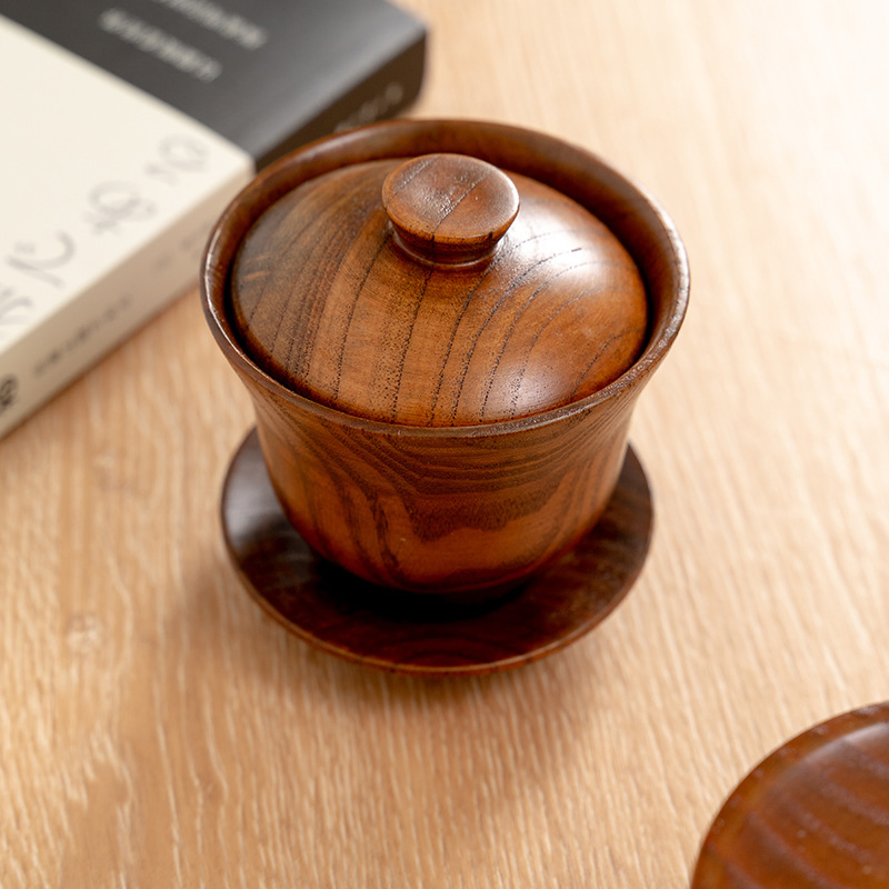 Wooden Cup Sour Jujube Wood Creative Simple Style Wine Cup Nordic Style Big Belly