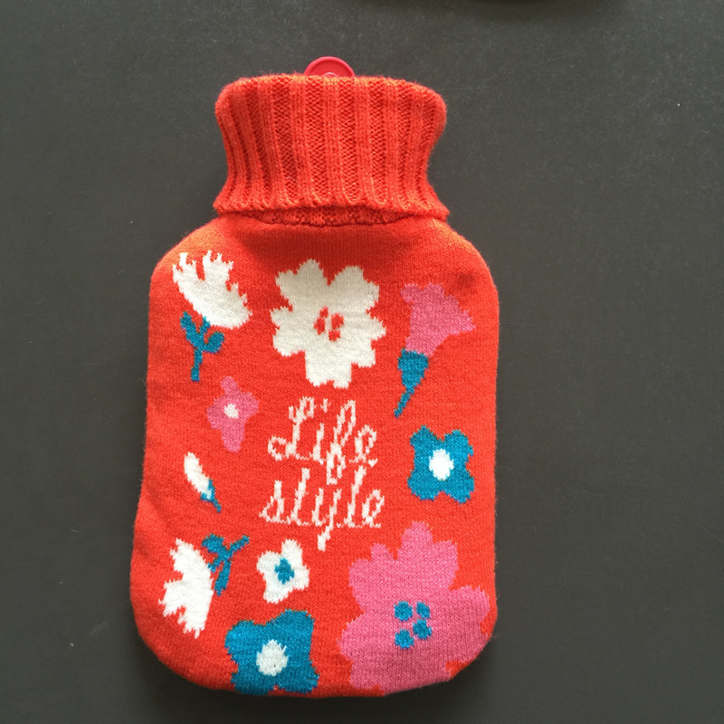 Free Sample Rubber Hot Water Bag CE High Quality Durable Comfortable Custom Cover 500ml Hot Water Bag