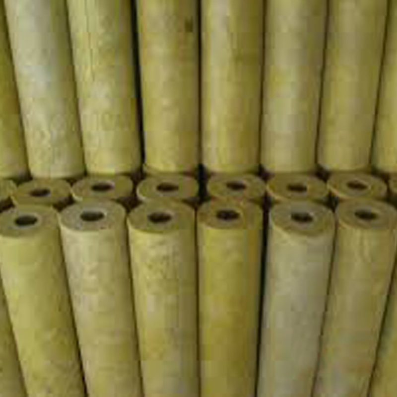 Rock Wool Pipe Tube Insulation Thermal Fireproof Pipe