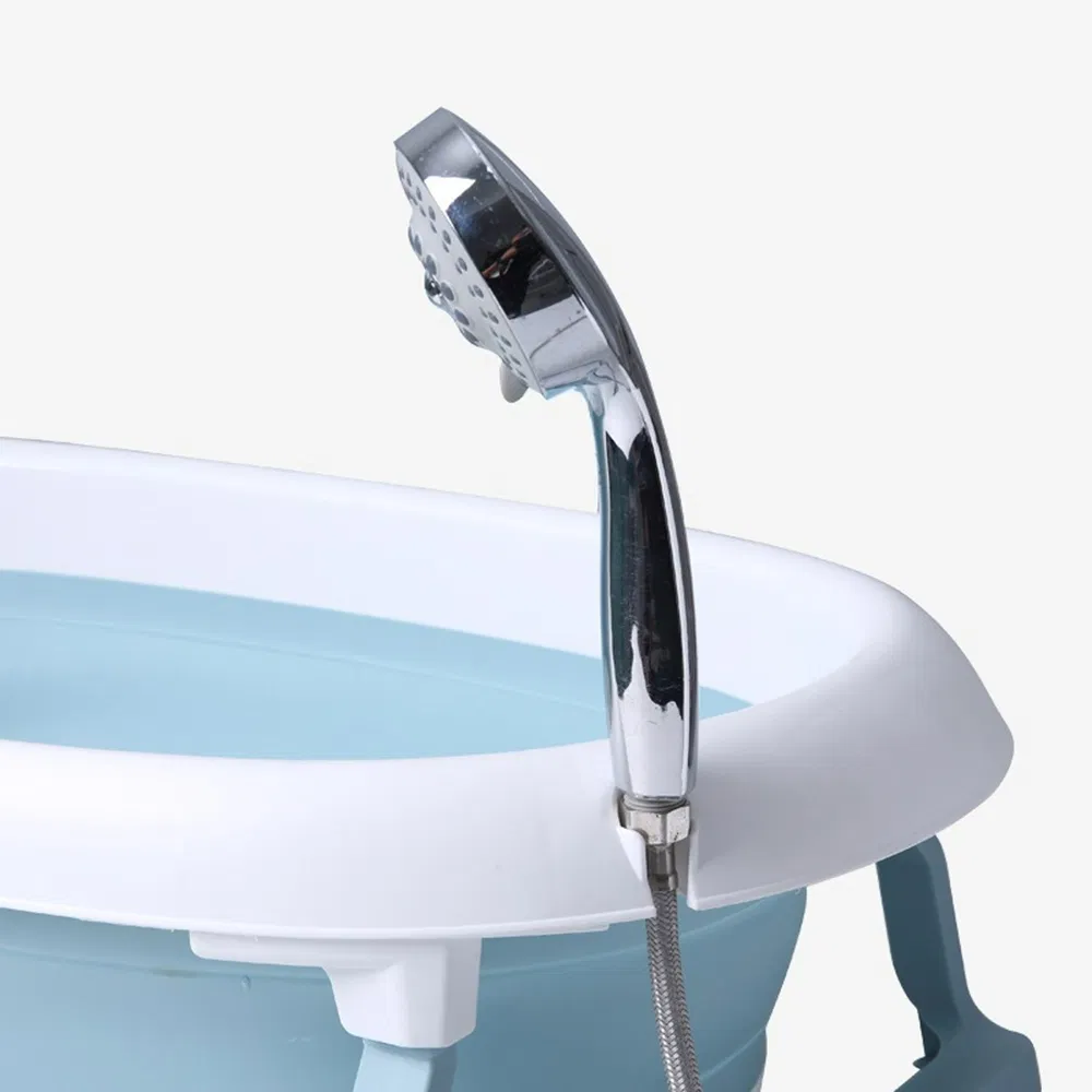 Multi-Function Home Baby Folding Measured Temperature Lock Children Bathtub