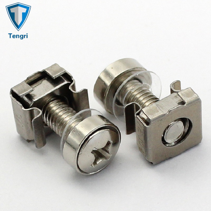 Hardware Nickel Plating Cage Nut Captive Nuts and Mounting Machine Screw
