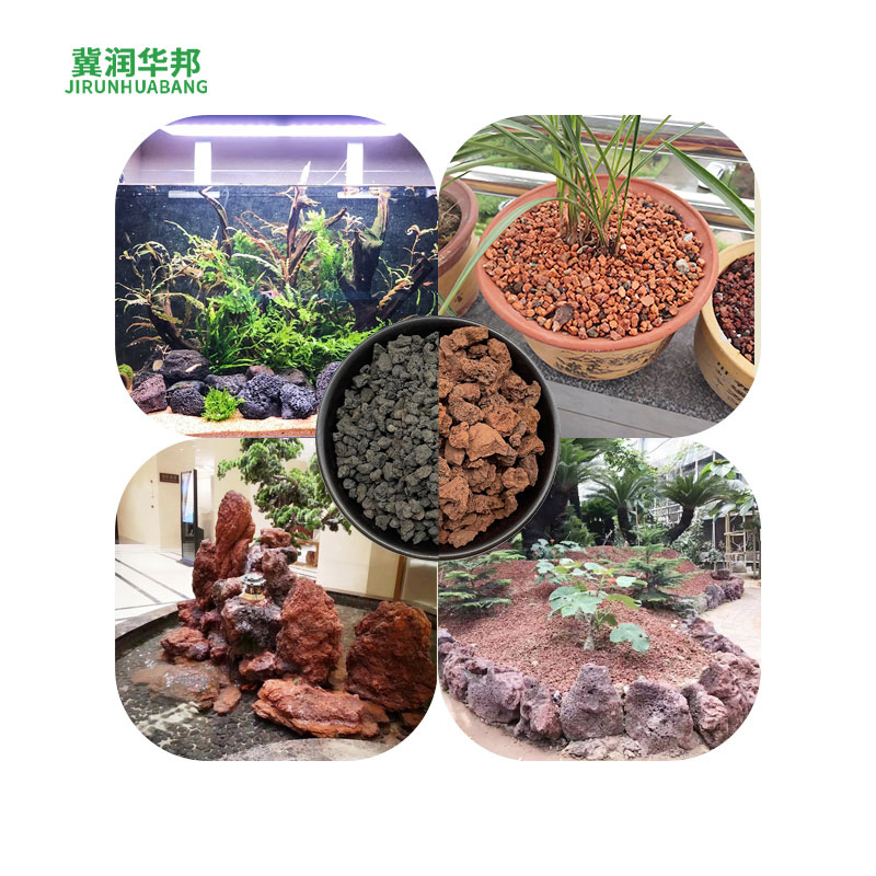 Red Volcanic Rock for Paving and Garden Filler Used for Rockery and Landscaping Porous Pumice Stone