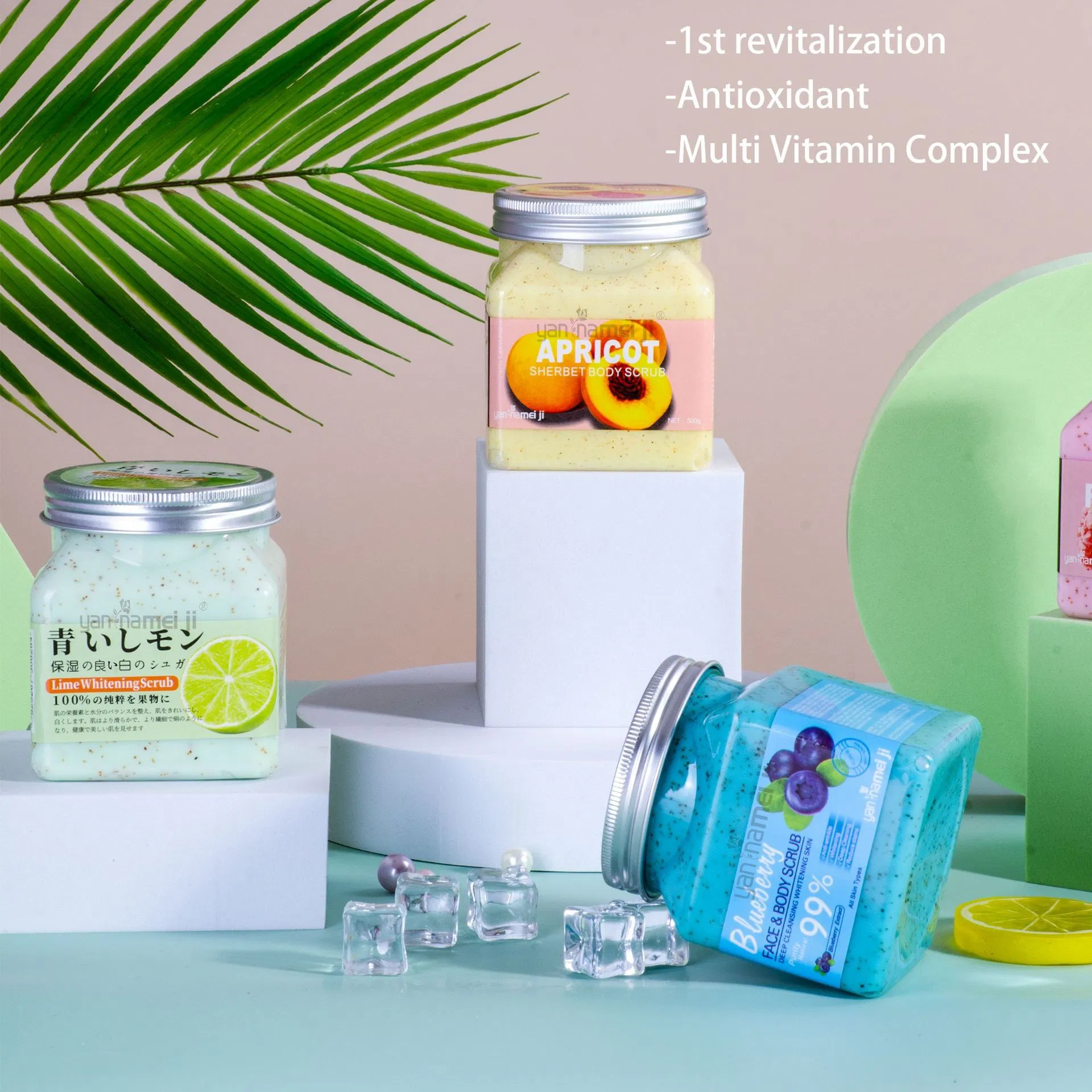 Wholesale Private Label Natural Strawberry Body Scrub for Exfoliating Whitening Brightening Body Scrub