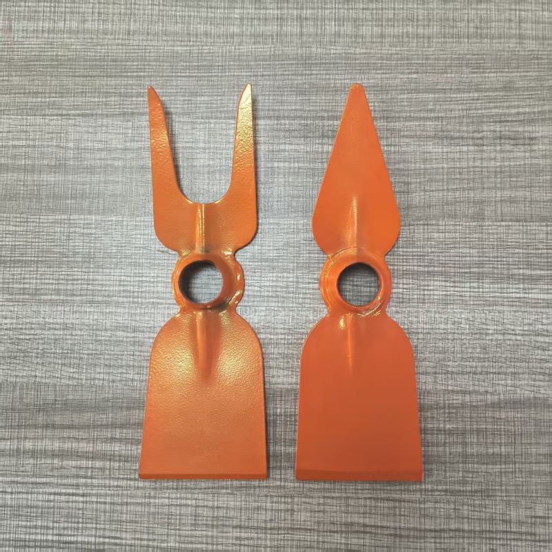 Portable Carbon Steel Fork Hoe Multi-Functional Two-in-One Tool for Digging and Medicine
