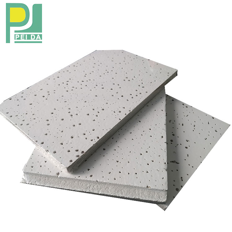Mineral Fiber Ceiling Board Acoustic 600X600X14mm