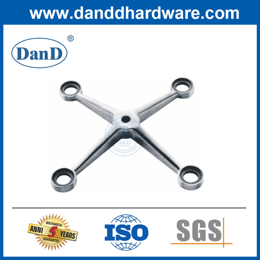 Curtain Wall 4 Arm Glass Spider Stainless Steel Glass Fitting Hardware Spider