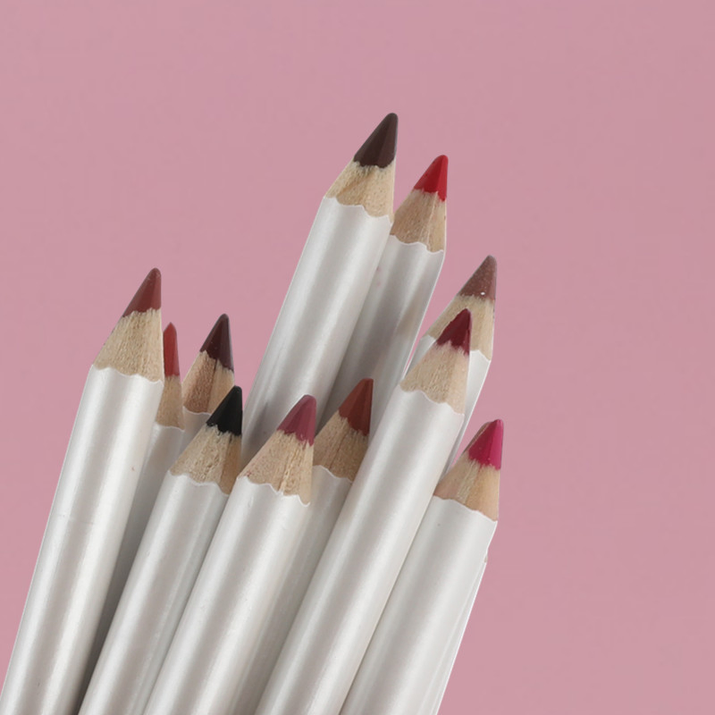 Custom Logo Private Label No Logo 25 Colors Lip Liner Box Brown Lipliner Pencil Vendor Vegan Creamy Lip Liner