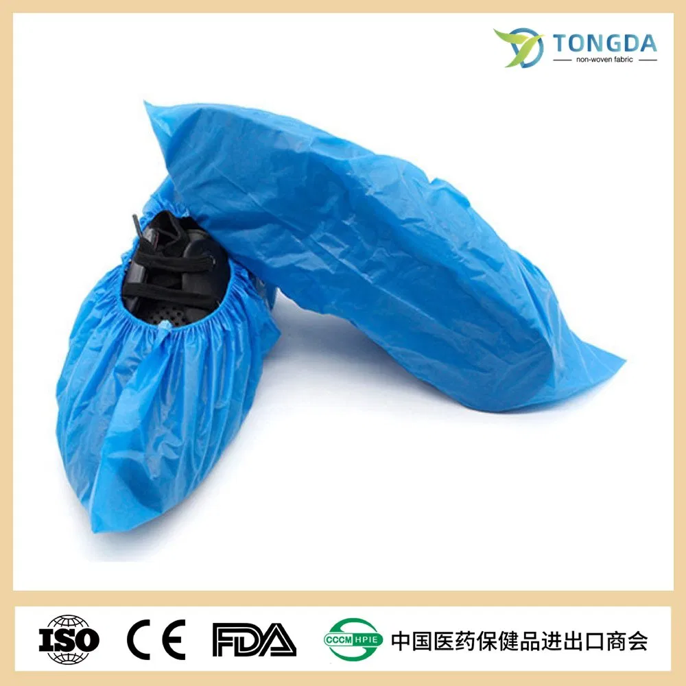 Disposable CPE Shoecover plastic waterproof shoe cover