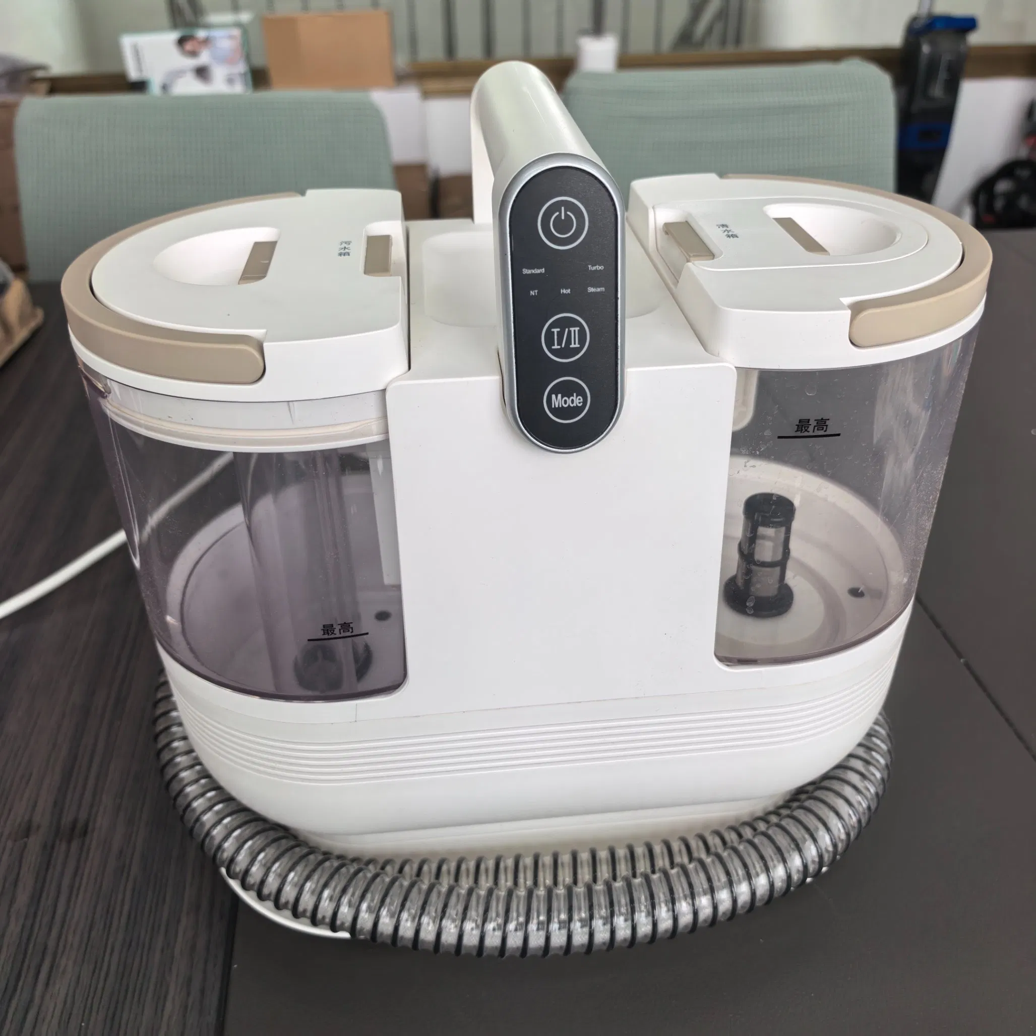 1600ml Clean Water Tank Capactity 100% Chemical free Cleaning Portable Sofa /Car Seat /Mattress /Rug /Carpet Upholstery Stain Spot Household Steam Cleaner