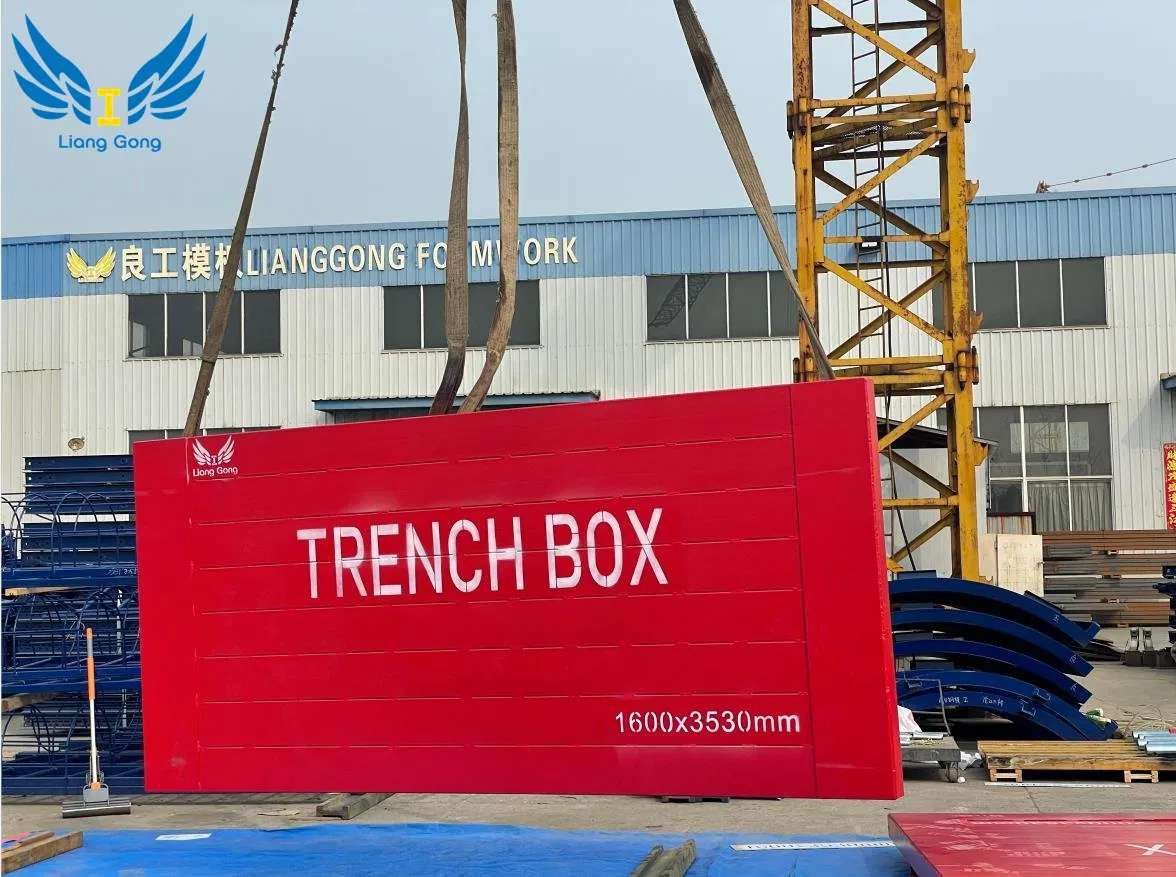 Pipe Laying Formwork System Trench Box for Concrete Construction