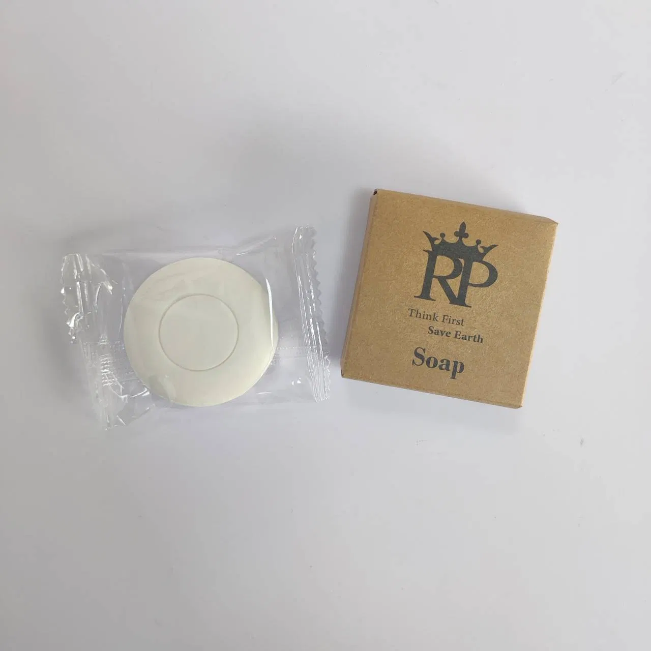 Customized Logo 15g Hotel Soap in Kraft Box Eco Friendly Package