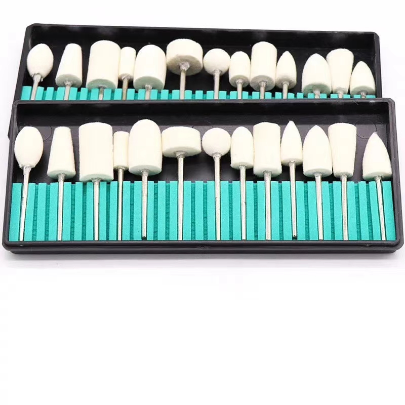 Wool Manicure Machine Tool 3 Designs Electric Nail Drill Bits