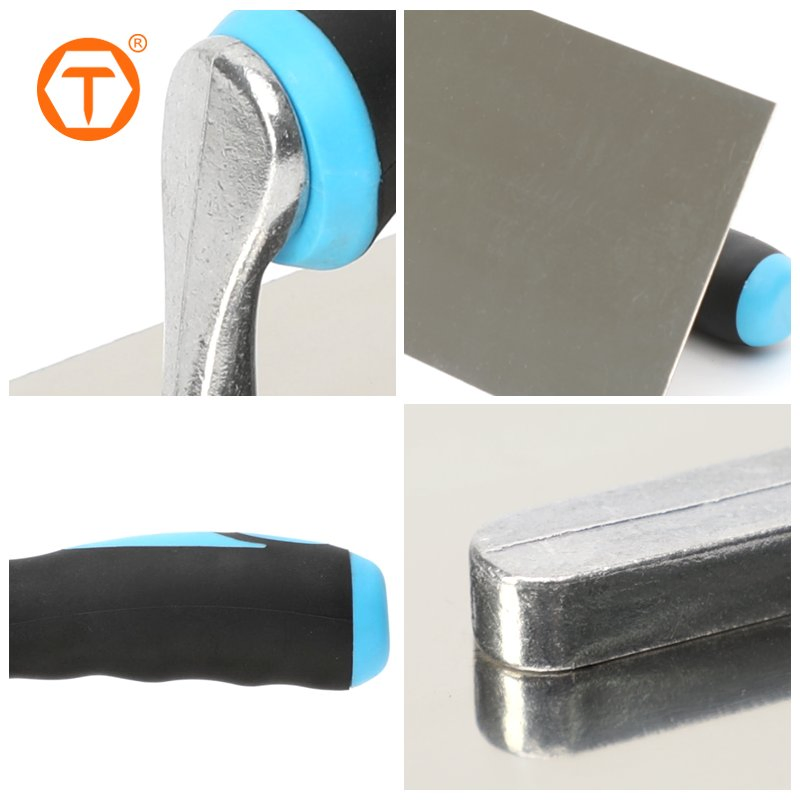 Steel Trowel Finishing Wall Plaster Long Stainless Metal Steel Flat Plastering Trowel