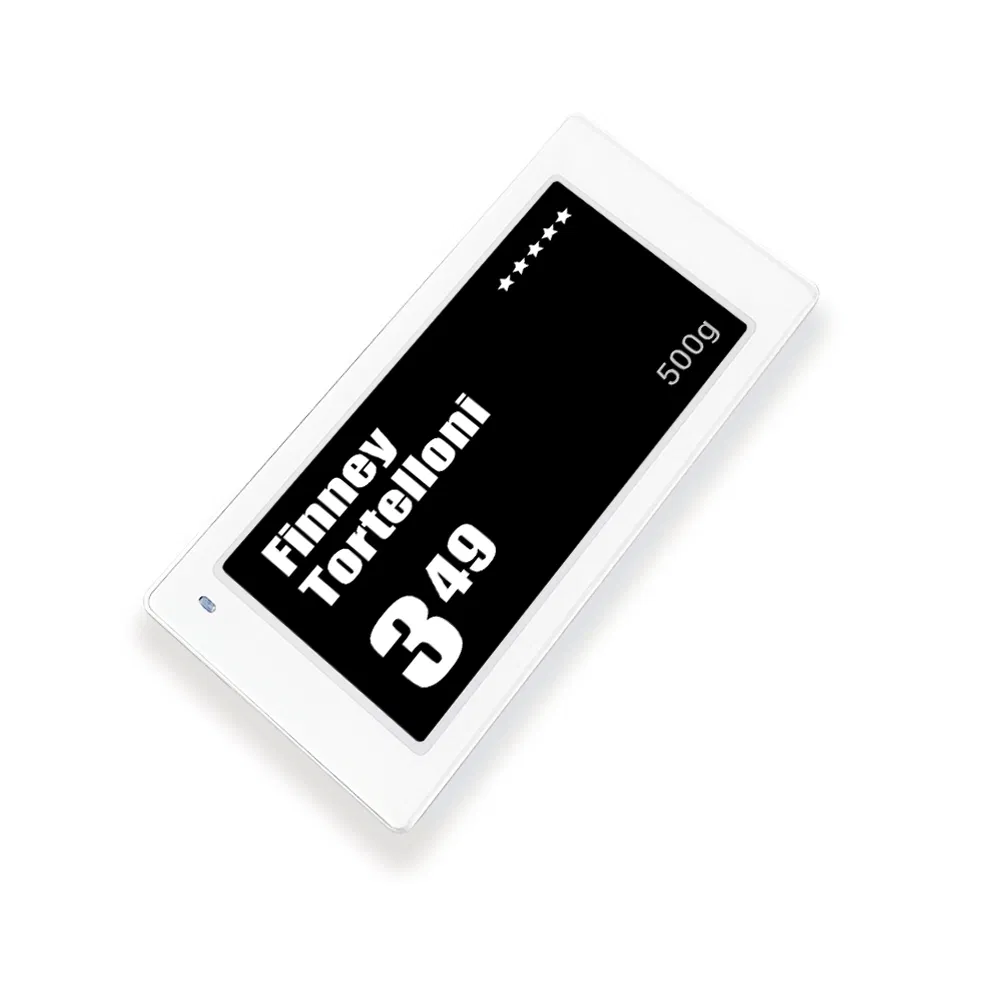 Versatile BLE Electronic Price Tag for Outdoor Markets and Cloth Items