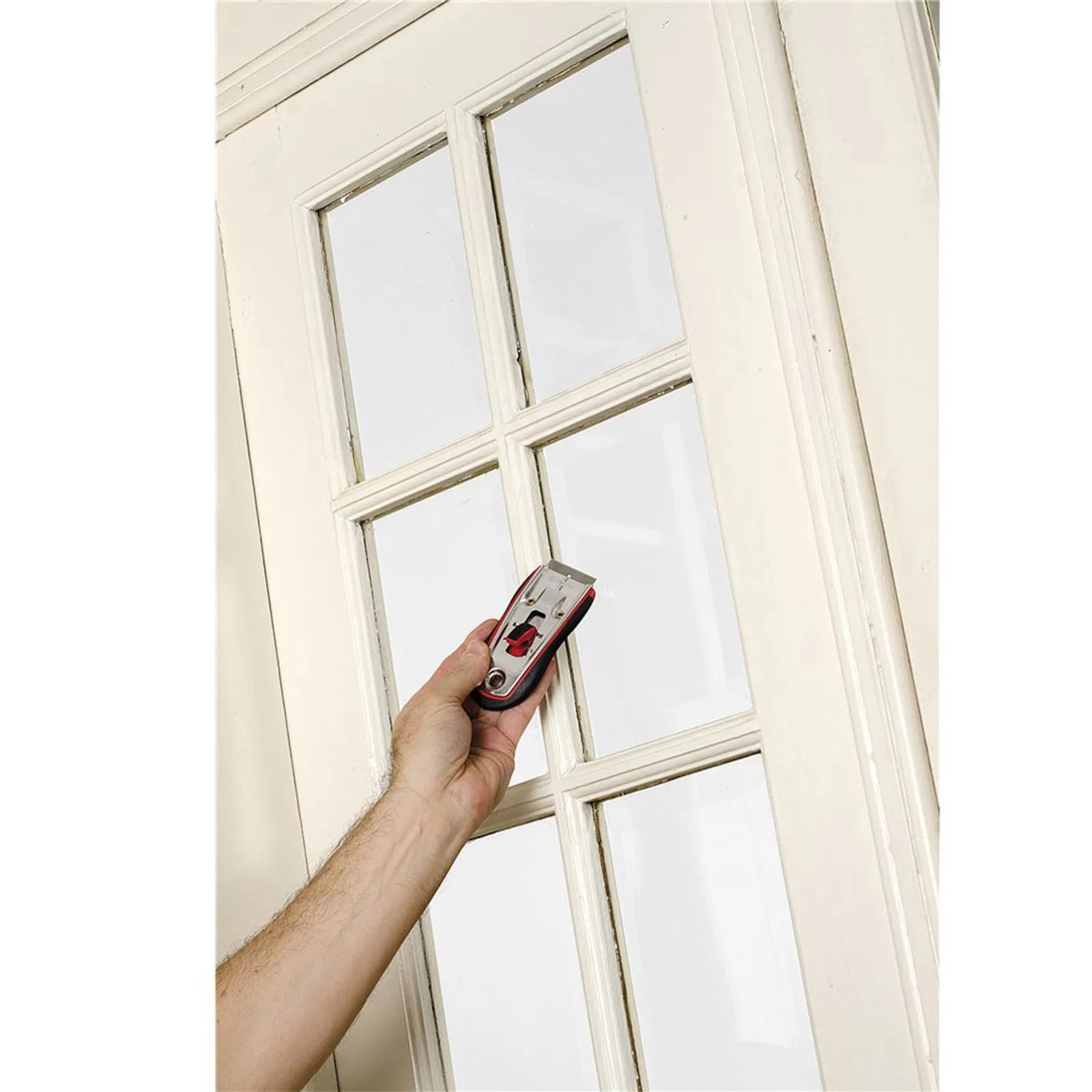 Hautine Cleaning Scraper Plastic Razor Scraper with Double-Edged 40X19mm Metal Blades