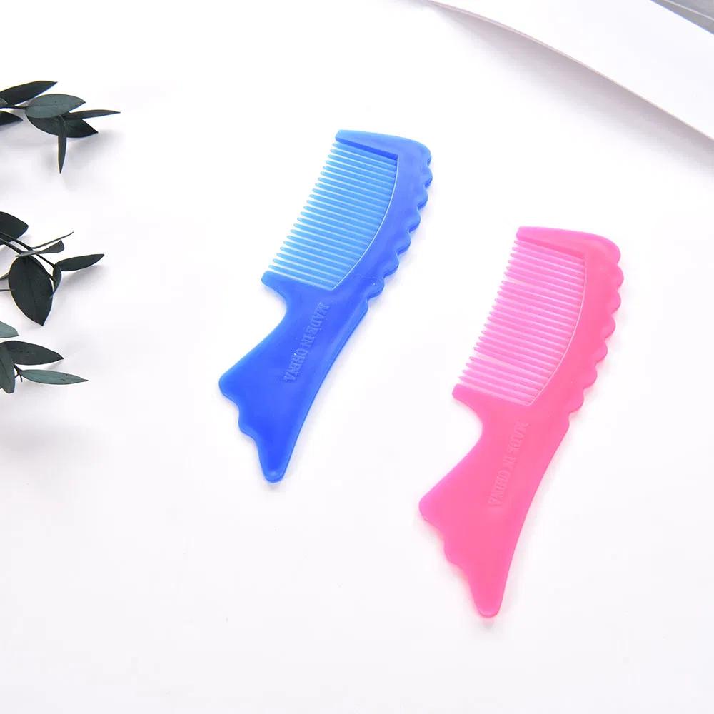 Single Side Travelling Hair Comb with Makeup Glass Hand Mirror