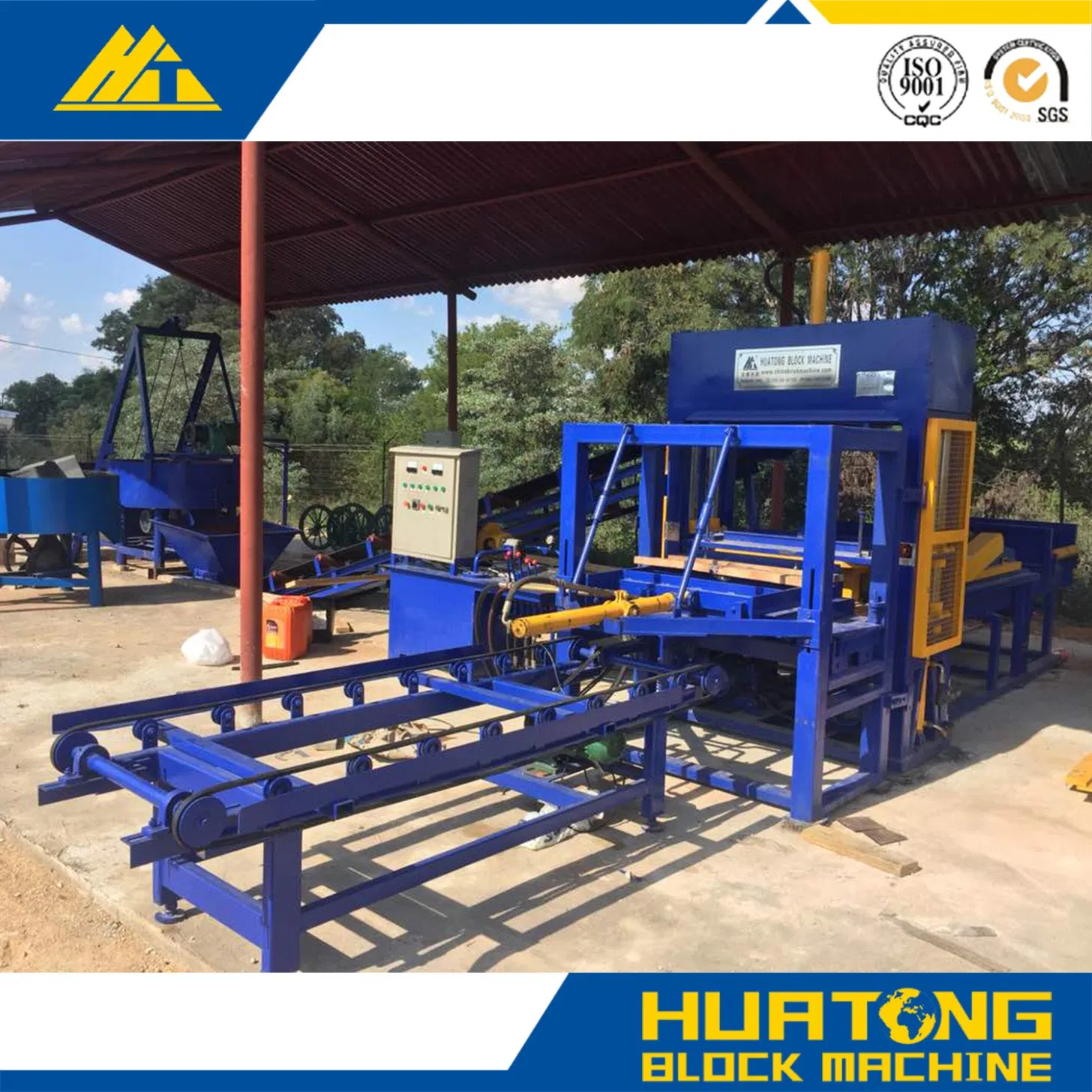 Qt4-15 Semi-Automatic Block Making Machine