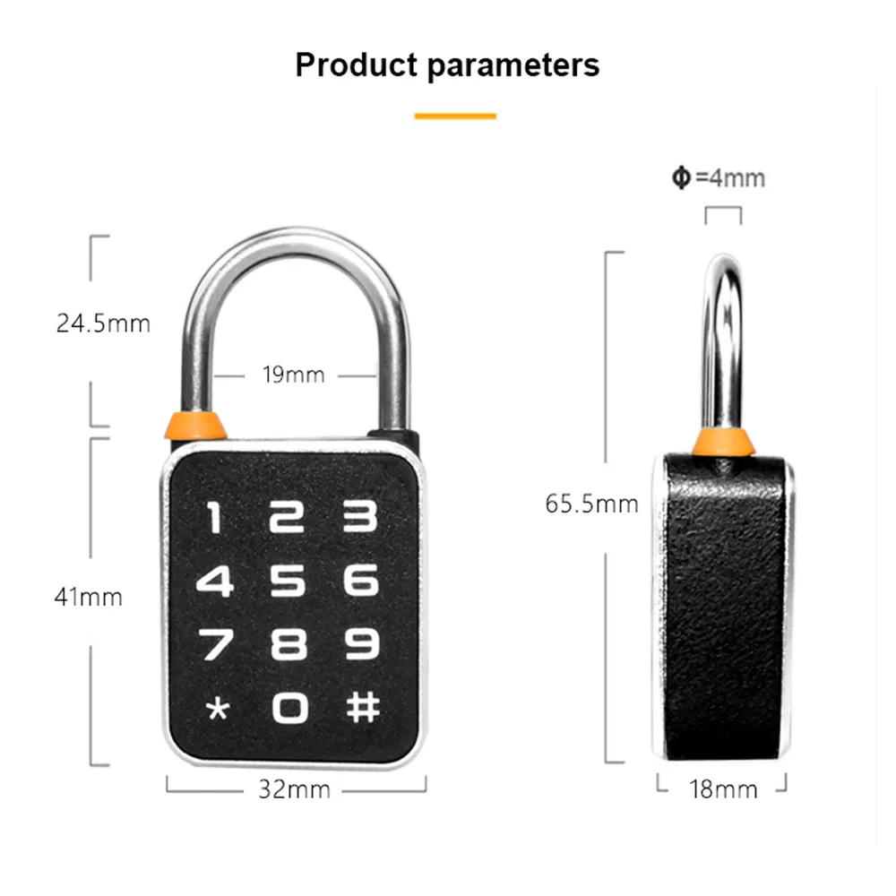 Tuya WiFi Safe Zinc Alloy Electric Fingerprint IC Card Password Lock Home Smart Key