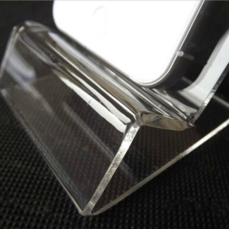 Phone Holder Mobile Stand Display Acrylic Clear Cell Phone Mobile Cellphone Holder