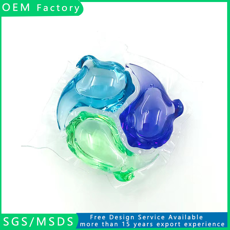 Super Concentrated Liquid Fruits Scent Long Lasting Easy to Clean Laundry Detergent Pods Manufacturer