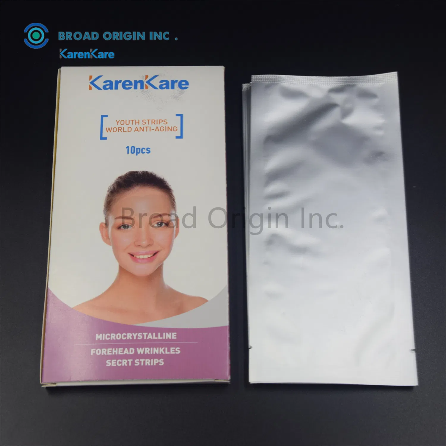 Microcrystalline Face Mask Anti-Aging Forehead Wrinkles Strips