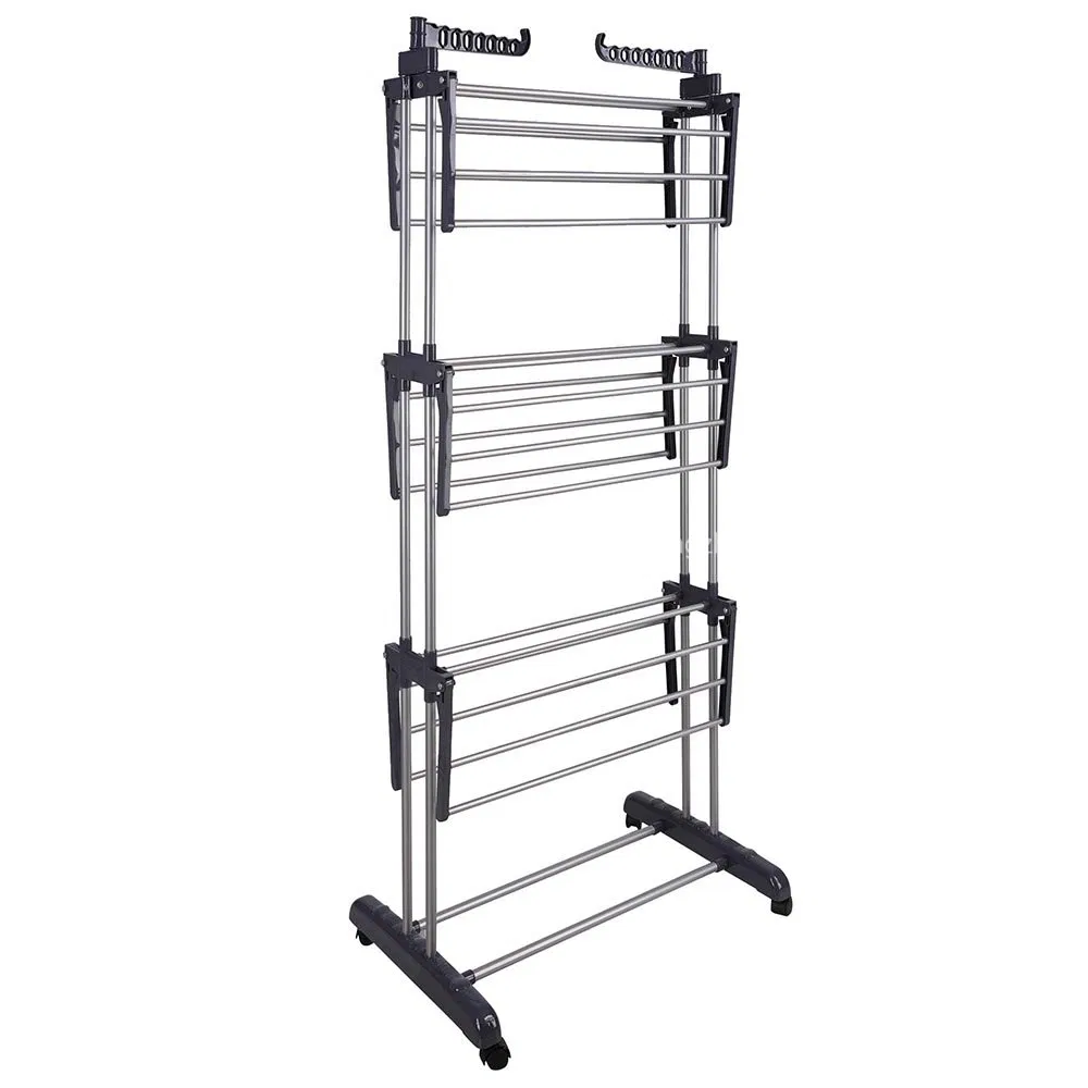 Three Layer Garment Rack for Household