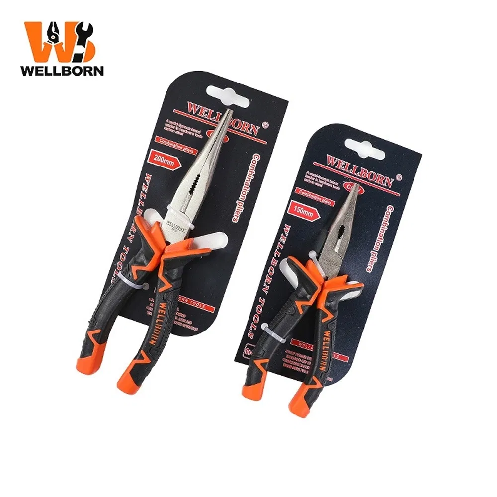 Комбинированные пассатижи с длинным носом Wellborn A-002