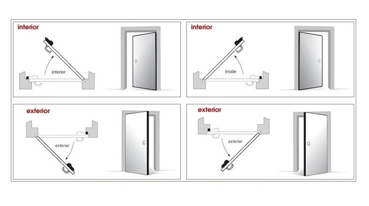Fire Resistant Single Leaf Steel Fireproof Door