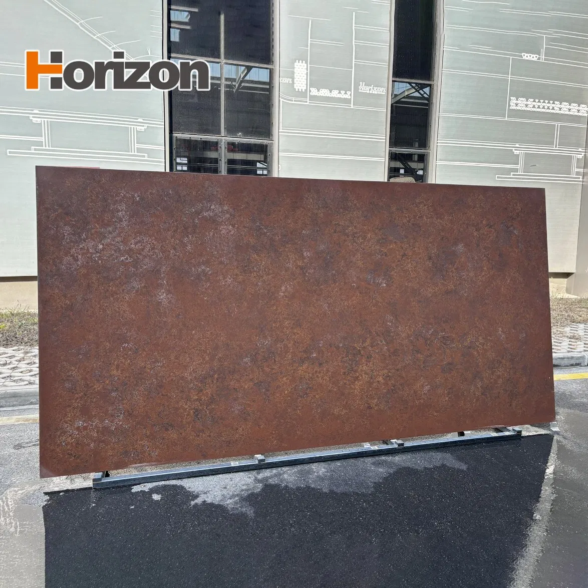 Low-Silica Dust Quartz Stone Slab Vanity Tops Meeting CE Standard