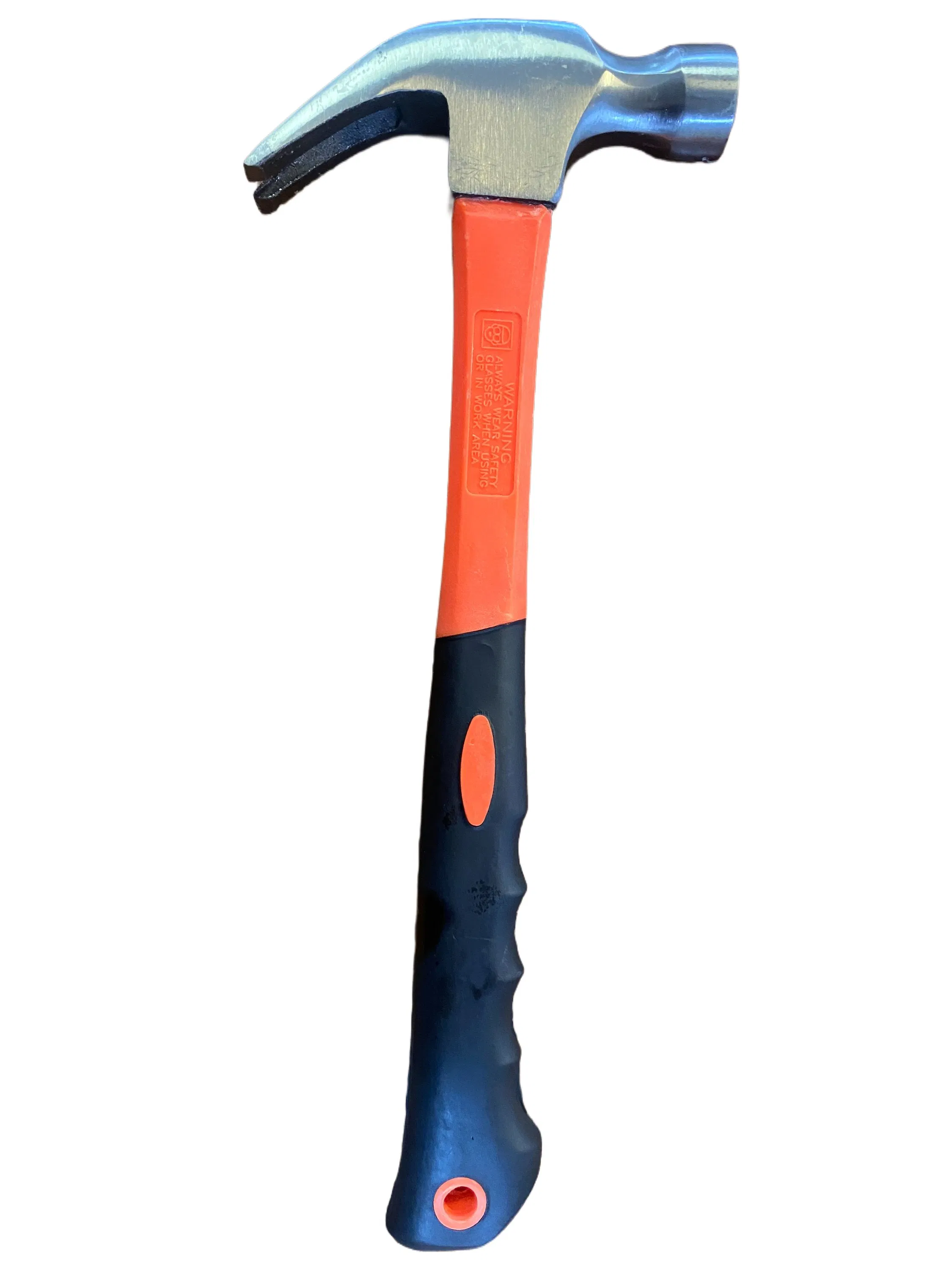 Multi Purpose Hardware Tool Steel Claw Hammer with Pure Fiberglass Handle