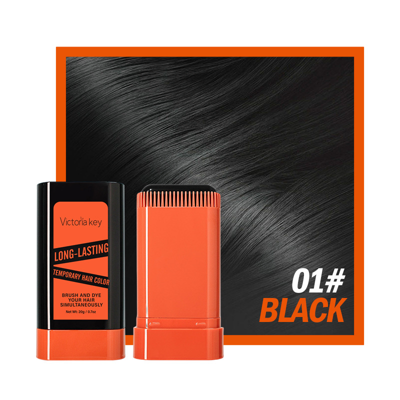 Wholesale Disposable Hair Dye Pens Plant Covers White Hair Tools Color Sticks One Comb Black Temporary Hair Dye