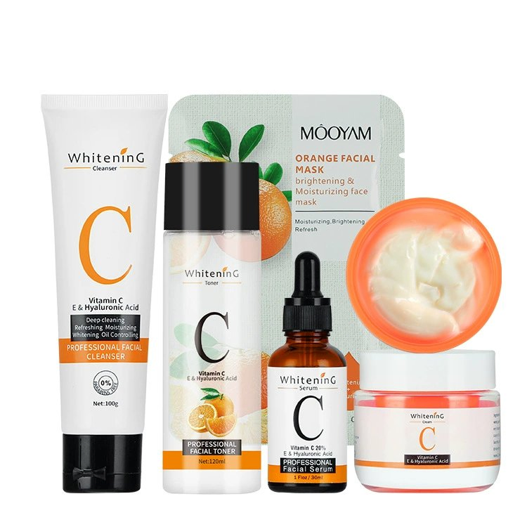 Vitamin C Brightening Kit Vitamin C Hydrating 5-Piece Vitamin C Kit Skin Care Set