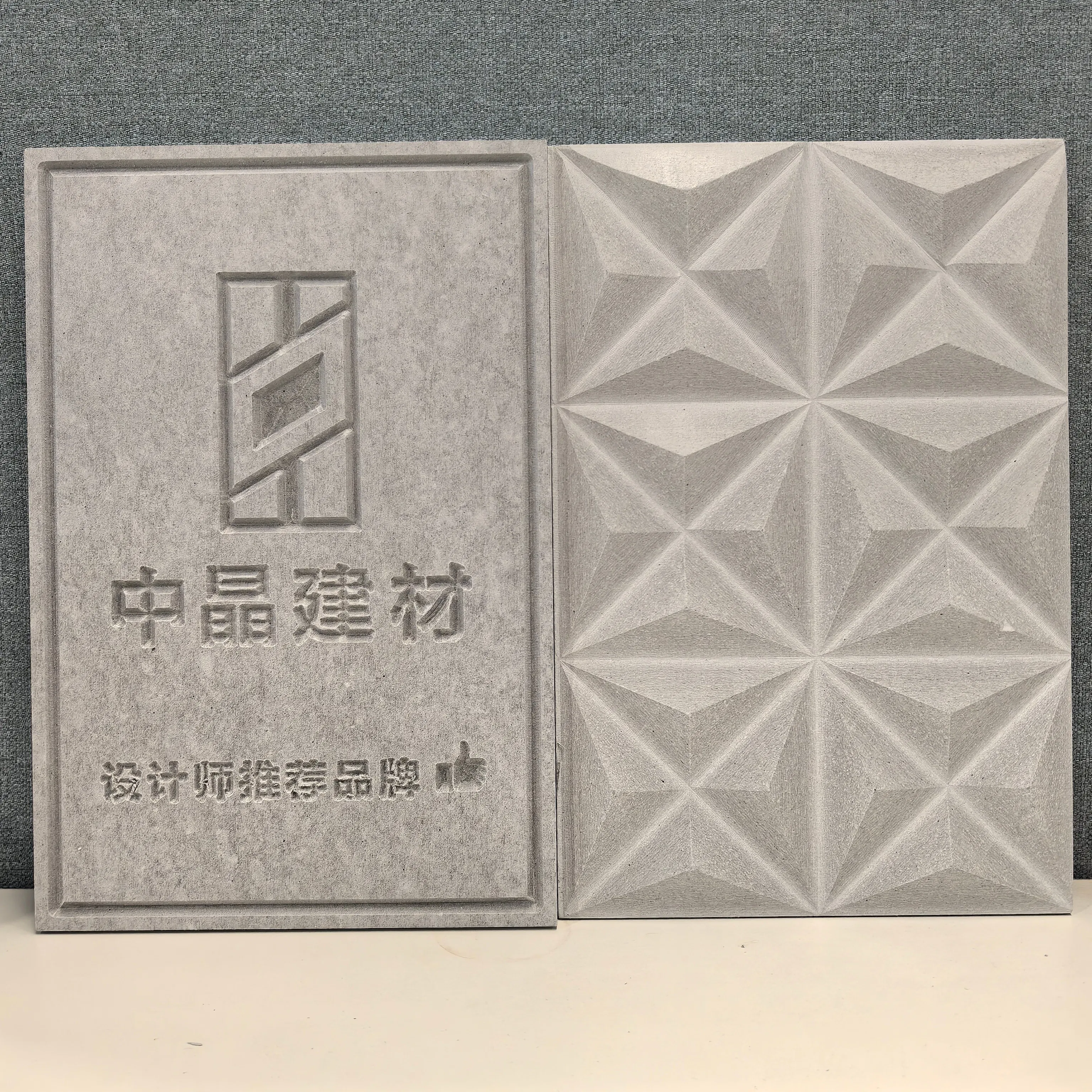 Fiber Cement Non-Combustible Acoustic Wall Panel for Home Decor CE Approved Ceiling Material for WPC PVC