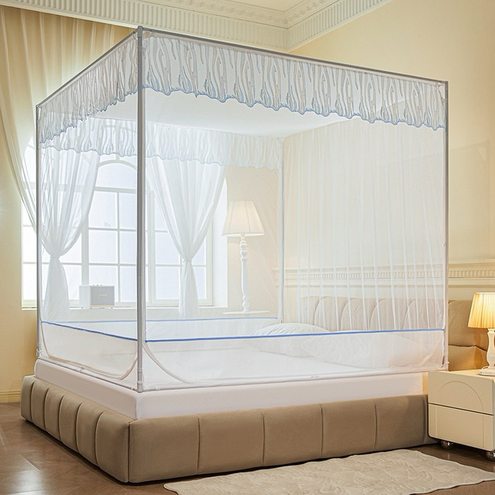 Premium U-Shaped Door Mosquito Net with Fitted Sheet