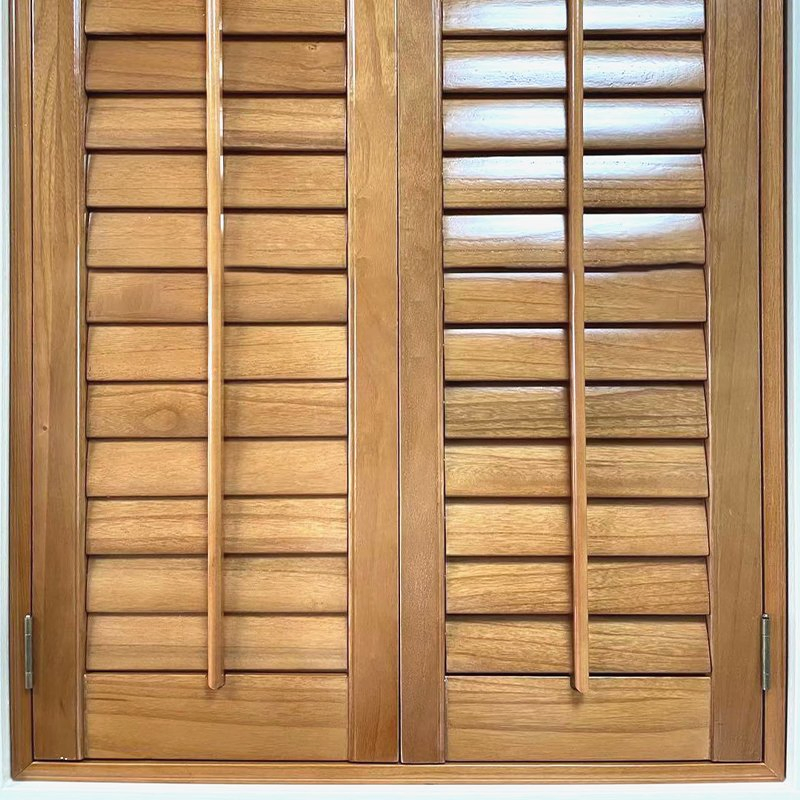 R&C Wholesale Modern Plantation Shutters Wooden Shutters for Window