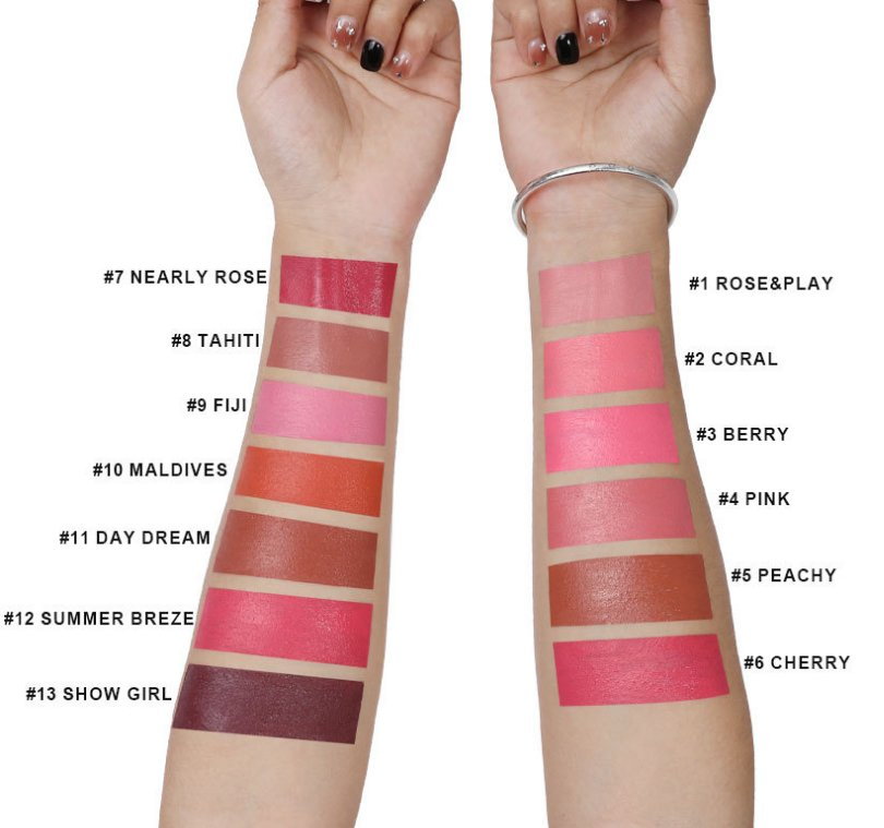 Private Label Cheek Blush Vegan Makeup Cream Blush 13 Colors