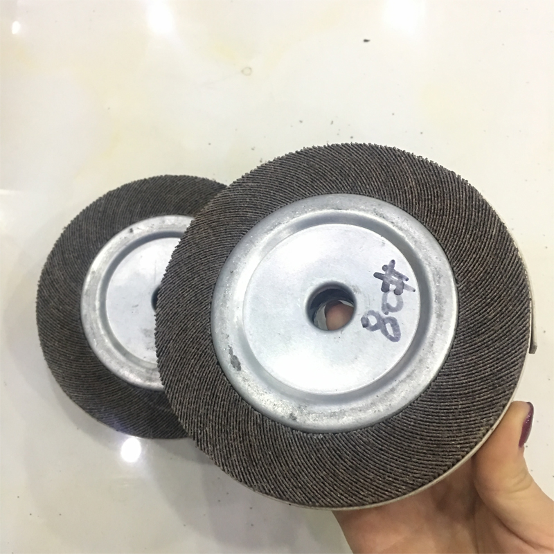 Sanding Calcined Aluminum Abrasive Cloth Polishing Flap Wheel for Metal Deburring Polishing Grinding