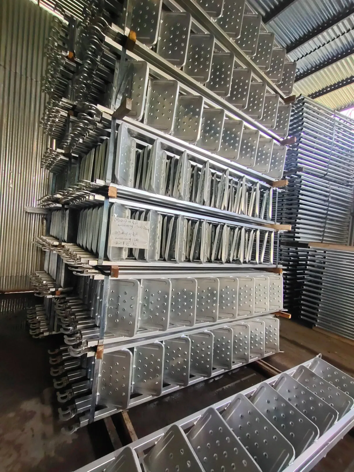Meter Length Galvanized Steel Scaffold Ladder Staircase for Scaffolding