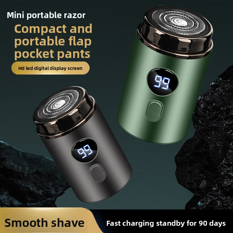 New Electric Mini Shaver Rechargeable Fully Washable Travel Car Portable Men's Shaver