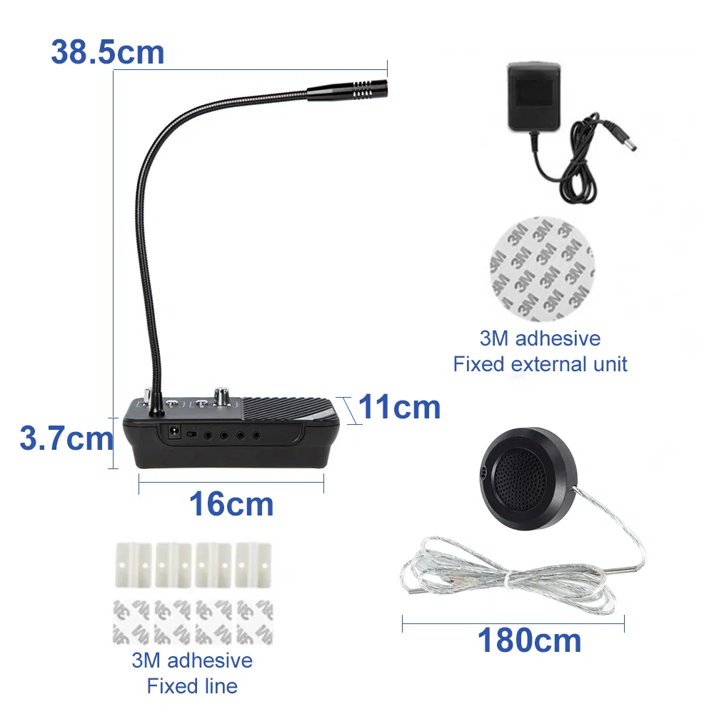E350 Dual-Way Intercom System Zero-Touch Counter Service for Banks, Hospitals, Post Offices