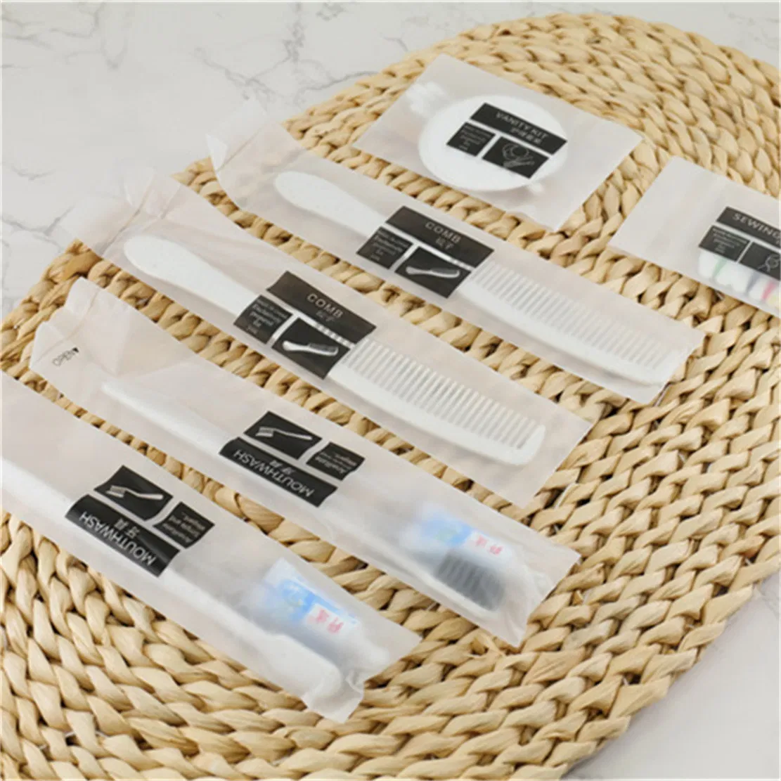 Wholesale Disposable Hotel Amenities Shampoo Set for Personal Care