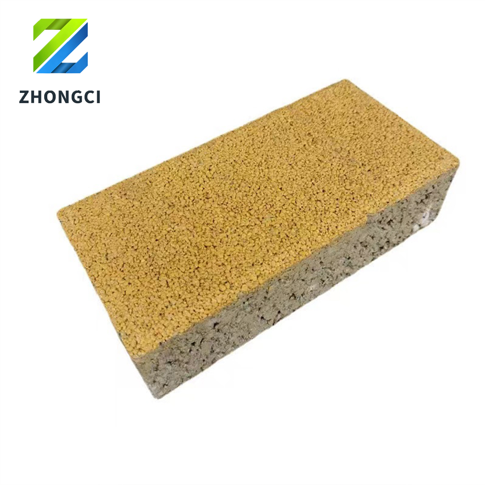 55mm Thickness Pervious Paving Systems Water Permeable Ceramic Brick