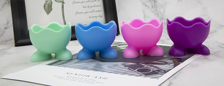 Silicone Powder Puff Storage Rack Silicone Egg Tray Powder Puff Drying Box