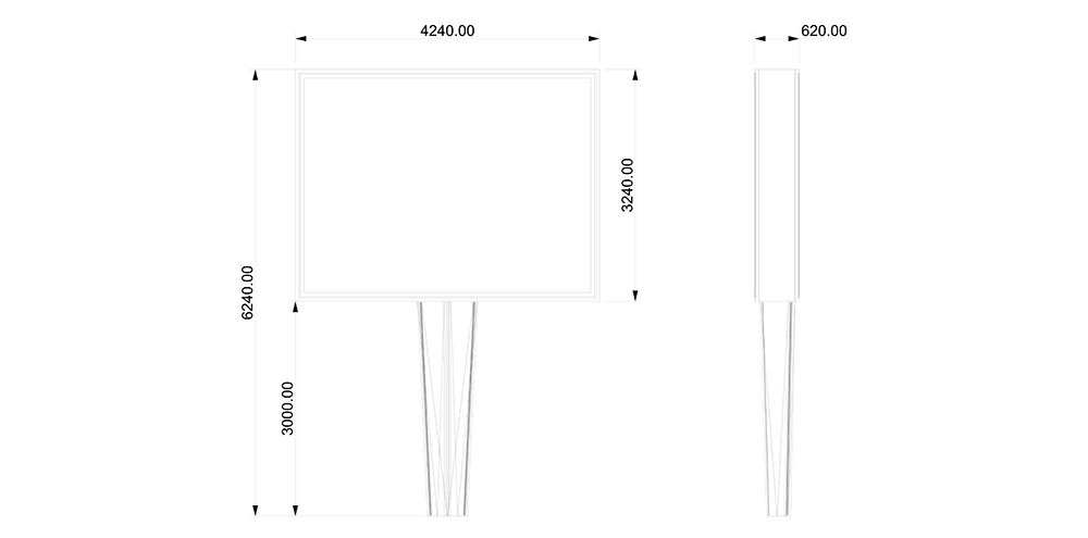 Street HD Full Color P5 P6 P8 P10 LED Display Digital Billboard