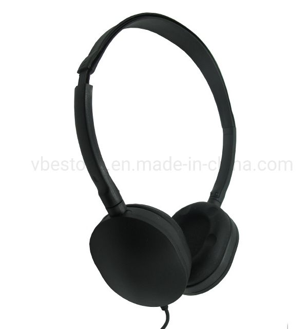 Colorful Stereo Airline Headset Disposable Headphone with 3.5mm Plug Aviation Headset