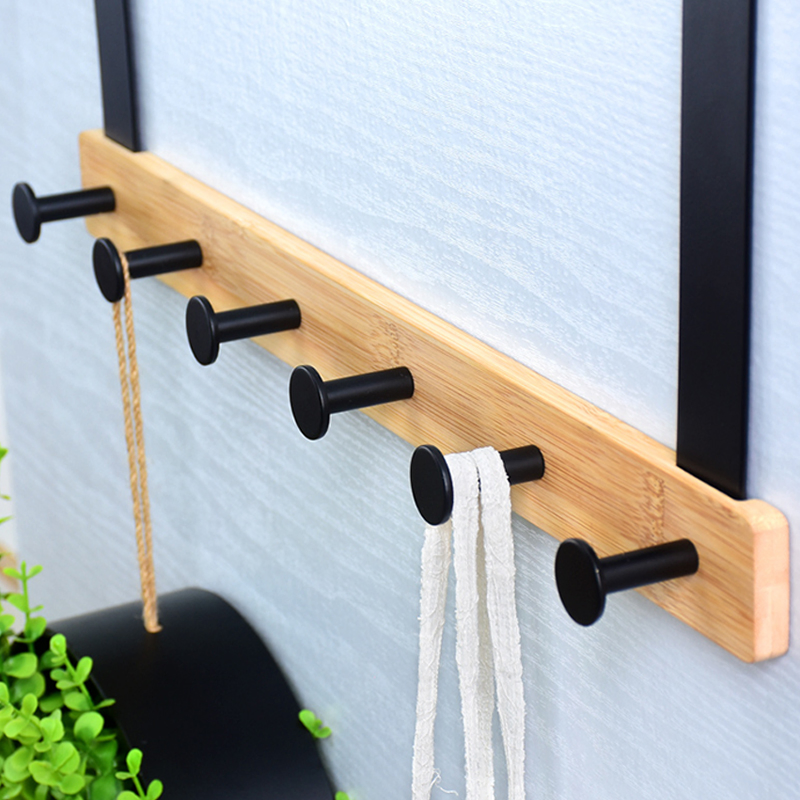 Most Popular Wholesale Bathroom Fittings Home Decor Wooden Bags Golden J Single Robe Hat Towel Key Hanging Handbag Hanger Wall Coat Hooks with Wooden
