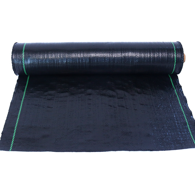 Biodegradable and Recyclable Black Color Polypropylene Weed Barrier PP Woven Ground Cover