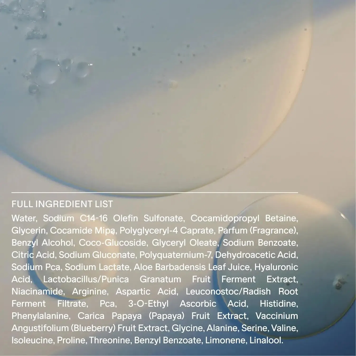 Natural Whitening Body Wash for All Skin Types with Antioxidant Niacinamide & Hyaluronic Acid Cleansing Shower Gel