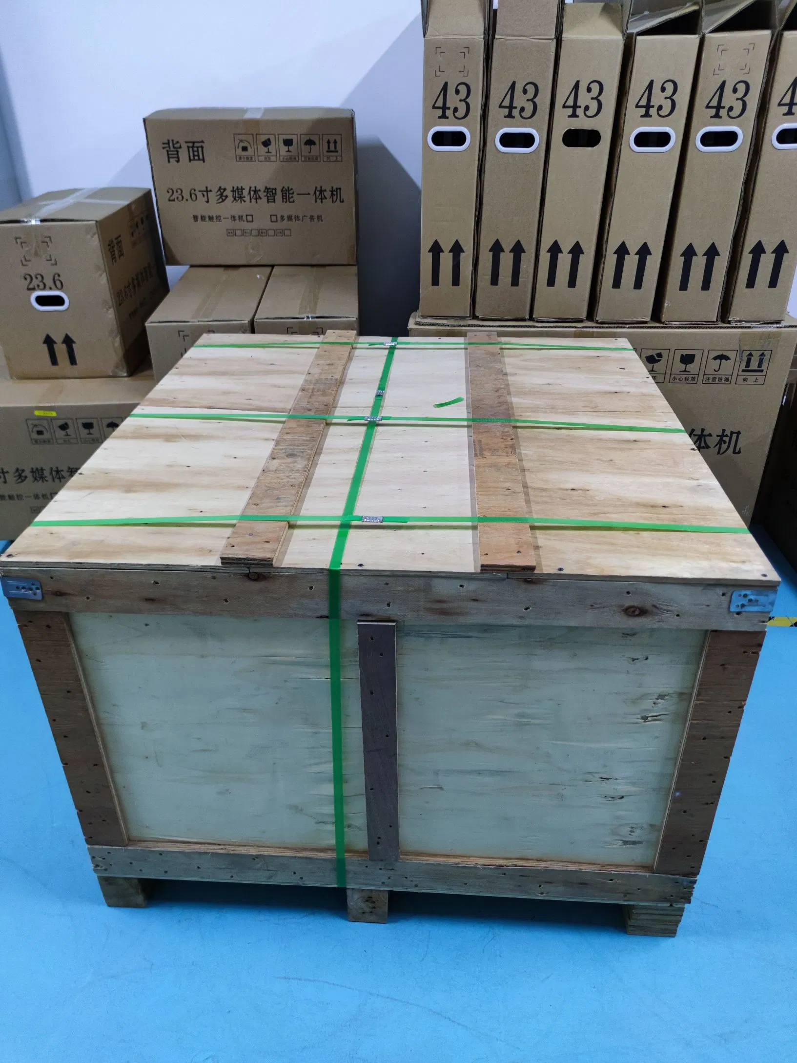 23.6 Inch TV Display Ad Screen Casino Slot Machine Top Screen 4K Curved LCD Player Wireless Touch